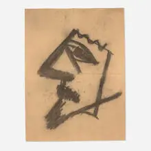 Joe Bradley, Untitled, 2014, offset lithograph on newsprint