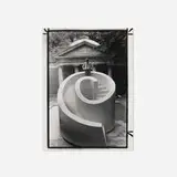 Shigeo Anzai, Isamu Noguchi Venice Biennale 1986, 1986, gelatin silver print with marker