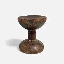 Dan, Stool, carved wood