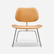 Charles and Ray Eames, LCM, 1946, ash plywood, chrome-plated steel, rubber