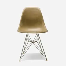 DSR by Charles and Ray Eames, molded fiberglass, enameled steel, sold Sep 2025