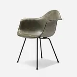 Charles and Ray Eames, DAX, 1950, molded fiberglass with rope edge, enameled steel, rubber