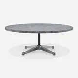 Charles and Ray Eames, Contract Base coffee table, laminate over wood, cast aluminum, lacquered steel