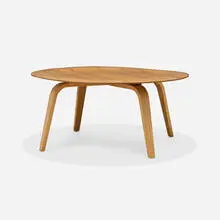 Charles and Ray Eames, CTW, molded ash plywood, oak plywood