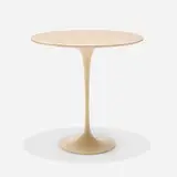 Eero Saarinen, Tulip occasional table, model 163M, marble, enameled aluminum