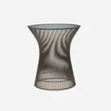 Warren Platner, Occasional table, 1966 / 2015, 18K gold-plated steel, glass