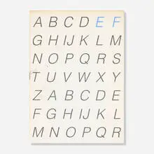 Paul Rand, English First logo presentation book, 1994, offset lithograph in colors