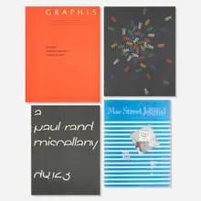 Paul Rand, Collection of ephemera, 1984-1994, offset lithograph in colors