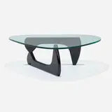 Isamu Noguchi, Coffee table, c. 2000, lacquered wood, glass