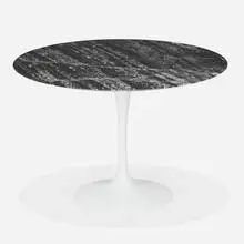 Tulip dining table, model 173M by Eero Saarinen, marble, lacquered aluminum, composite, sold Sep 2025