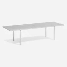 Coffee table by Erwine & Estelle Laverne, 1953, Carrara marble, chrome-plated steel, sold Sep 2025