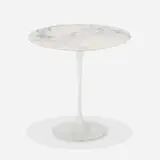 Eero Saarinen, Tulip occasional table, model 161M, marble, enameled aluminum