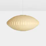 Bubble lamp by George Nelson & Associates, 1952, sprayed fiberglass over metal frame, steel, sold Sep 2025