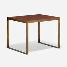 Edward Wormley, Occasional table, c. 1967, rosewood, bronze