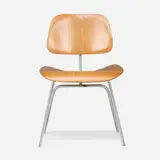Charles and Ray Eames, DCM, 1946, aniline-dyed birch plywood, chrome-plated steel, rubber