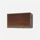 Paul McCobb, Miniature cabinet, c. 1955, mahogany, brass