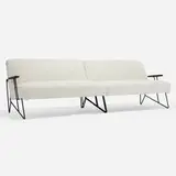 Southern Cross, Sectional sofa, c. 1955, upholstery, enameled steel, walnut
