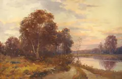 B. Major, Sunset, Oil on canvas