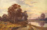 B. Major, Sunset, Oil on canvas