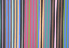 Gene Davis, Stripes "Series 1-4 King Kong", Print