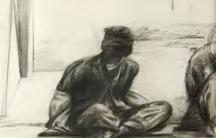 Sidney Goodman, Prisoner, Graphite on paper