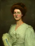 Alfred Ward, Portrait of Mrs, Oil on canvas