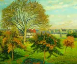 Philip John Whitten, The Orchard, Oil on board