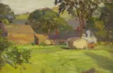 Robert Emmett Owen, Haying in New Hampshire