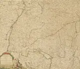 Theodore Danckerts, Suevicus and Wirtenberg (Germany), Engraving with hand coloring