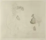 Alfred Finsterer, Philemon Mit Baucis, Etching - Plate: 16 1/2 in. x 19 1/2 in