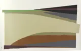 Larry Zox, Untitled (Brown and Green)