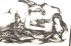 Twan Dachene, Untitled, NUDE IN GRISAILLE, oil on canvas, unsigned