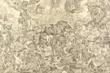 A.A. Garoi Konla, Untitled, HELL SCENE, oil on canvas