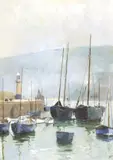 St by English School, CORNWALL, oil on board, offered Apr 2005