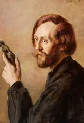 Jules Emmanuel Valadon, Portrait of Henri Theophile Bouillon, Oil on canvas
