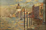 Jane Peterson, Santa Maria Del Salute (Venice), Oil on canvas