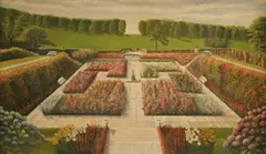 John Bond, Untitled, GARROWBY GARDENS, acrylic on canvas