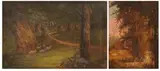 Untitled by English School, THE OLD DARK FOREST, oil on canvas, offered Jun 2005