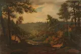 R. R. Bergmann, Partie Im Vogelsanger Walde Bei Elbing, Oil on canvas