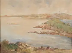 Marie Weger, Rockport-Cape Anne, Oil on board