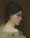 Nellie Dubois Boyle, Portrait of a Woman in Profile, Pastel