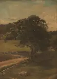 Nellie Dubois Boyle, The Shade Tree, Oil on canvas