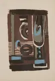 Albert Urban, Untitled, ABSTRACT CANDLE, color screenprint