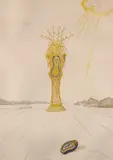 Timeless Statue from "Time" Suite by Salvador Dalí, 1979, Lithograph, sold Jun 2005