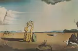 Salvador Dalí, Savage Beasts in Desert (Brana), 1975, Mixed media photo-litho of original oil with original remark