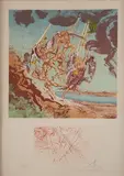 Ulysses from "Homage to Homer" Suite by Salvador Dalí, 1976, Lithograph with drypoint etching, sold Jun 2005