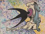 Swallow from "La Jungle Humaine" Su Ite by Salvador Dalí, 1976, Lithograph, sold Jun 2005