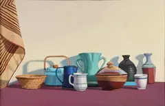 Robert Neffson, Untitled, STILL LIFE, oil on board