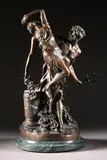 Michel Clodion, Untitled, BACCHIC GROUP, marked "Clodion", bronze