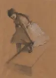 French School, Adjusting the Ballet Slipper